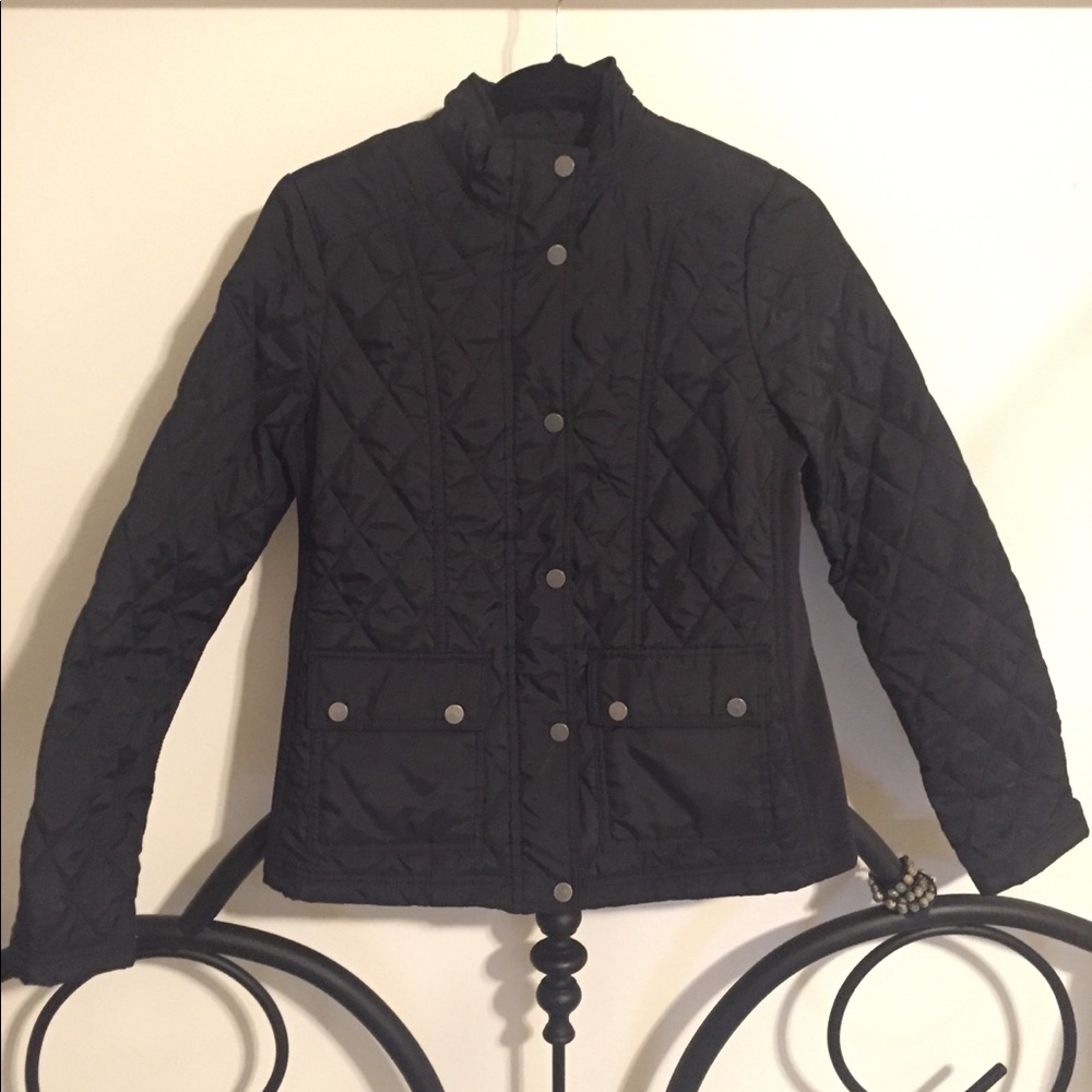 Sleek quilted coat